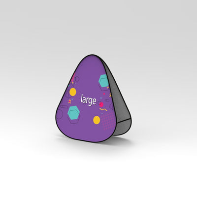 pop up banner triunghi